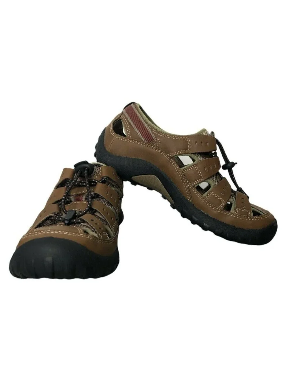 Dockers Water Sports Shoes Mens 7M Lookout Rust Slip-On Sandals Fisherman